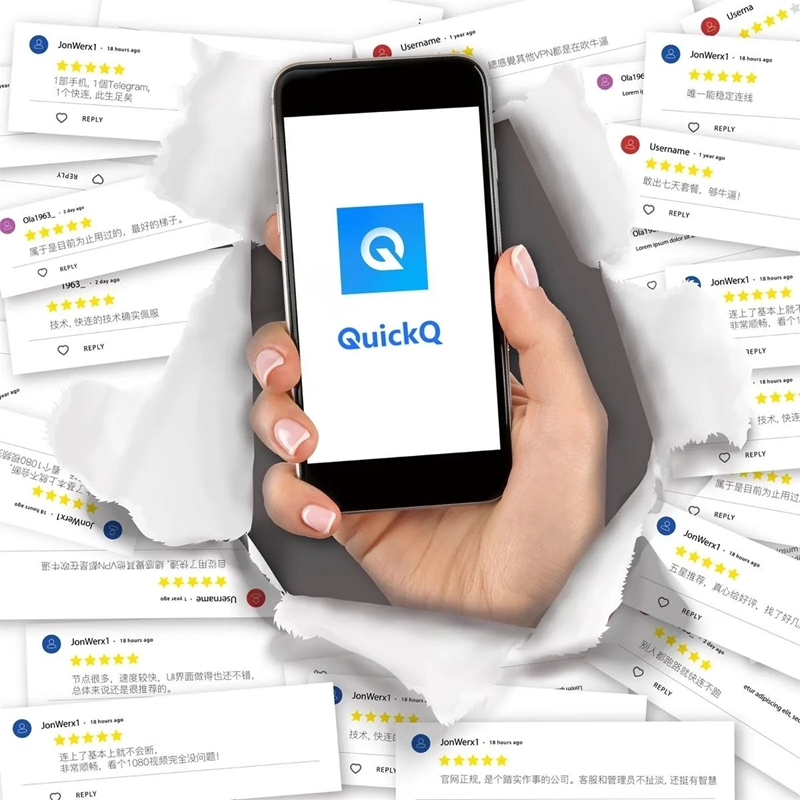 QuickQ 全球节点拓扑